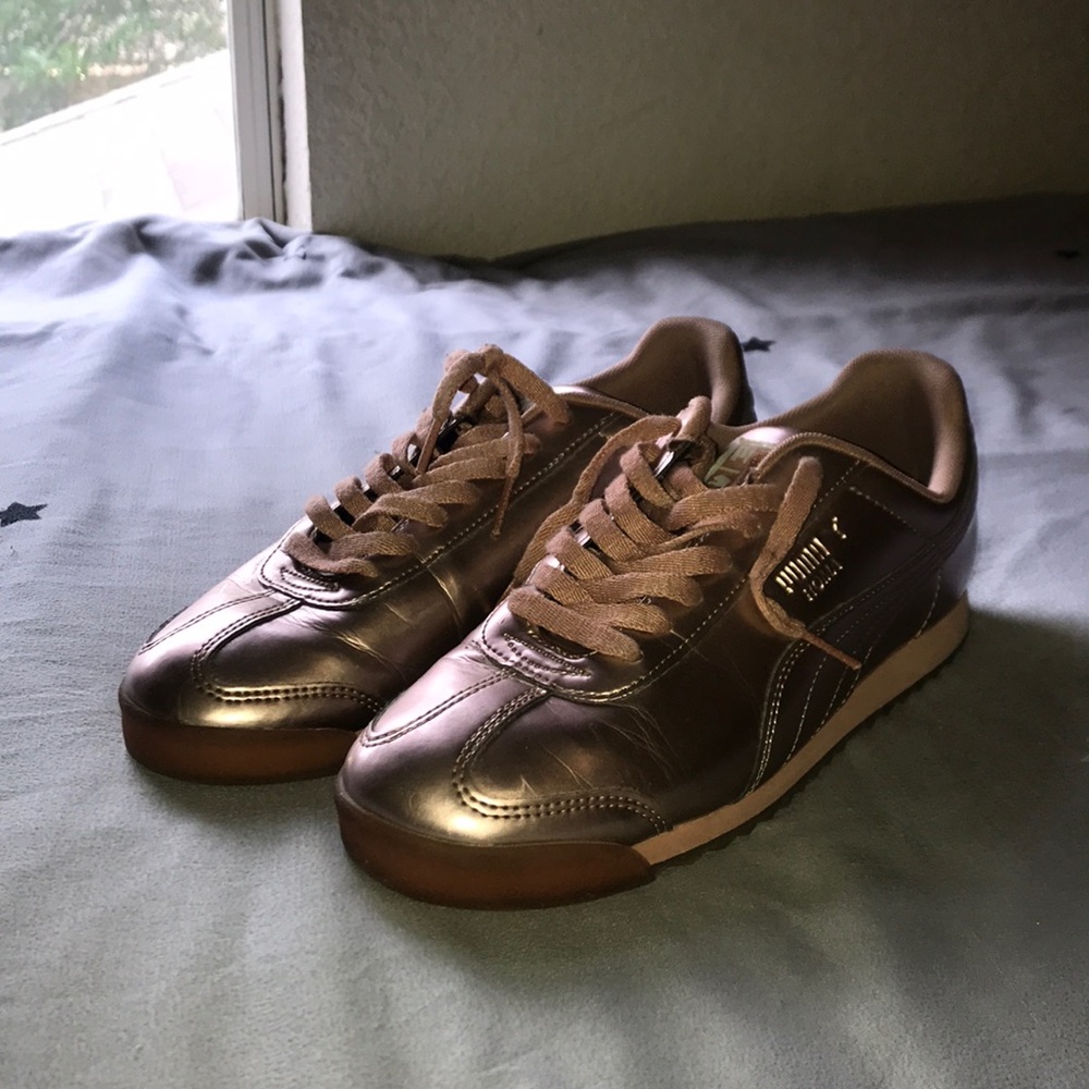 Worn all pink puma romas